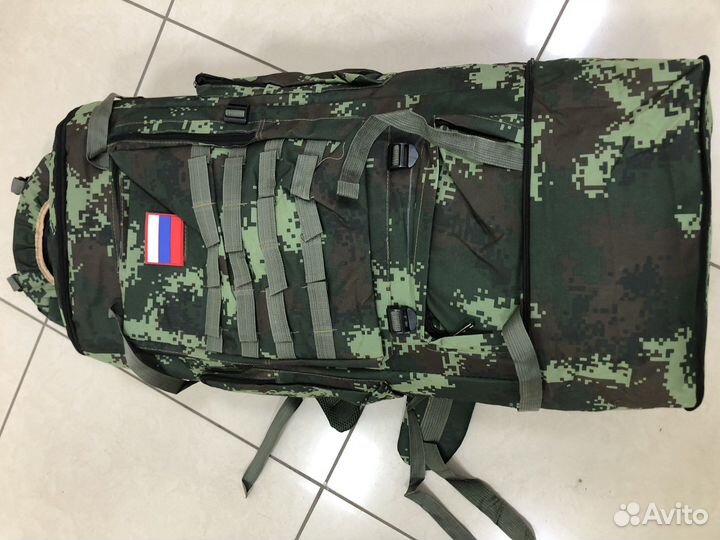 Туристический рюкзак армейский 120- 140л