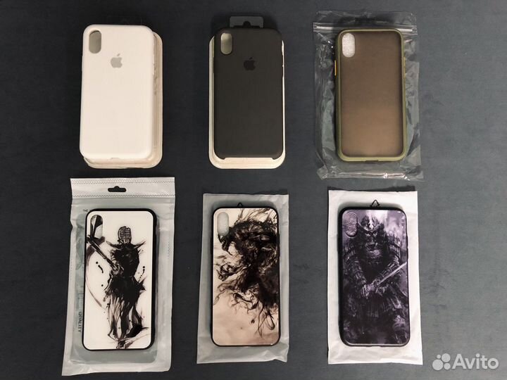 Чехлы для iPhone X/Xs (6 шт.)