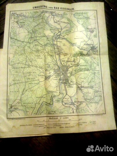 Путеводитель с картами по Kissingen 1909