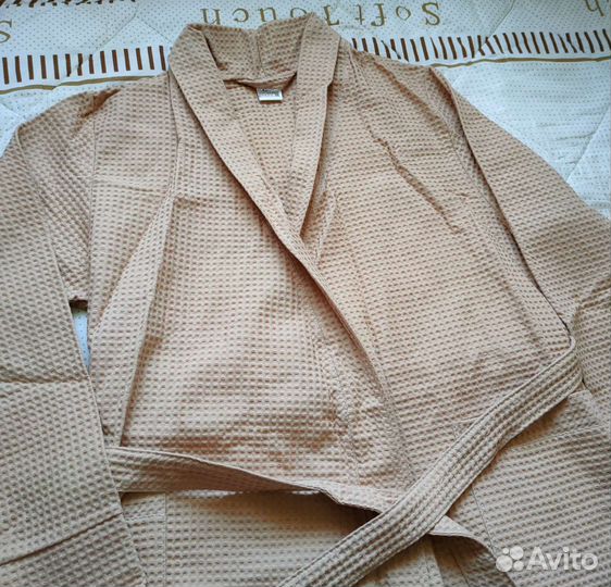 Халат банный вафельный новый