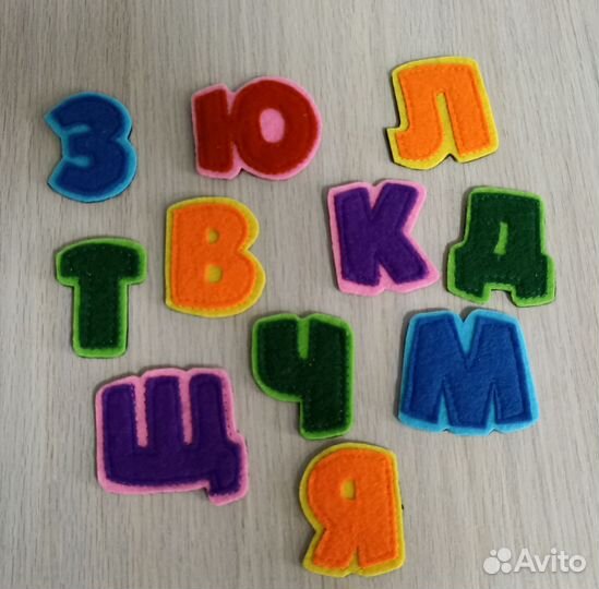 Развивающие игрушки из фетра - алфавит