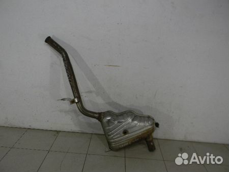 Задняя банка глушителя