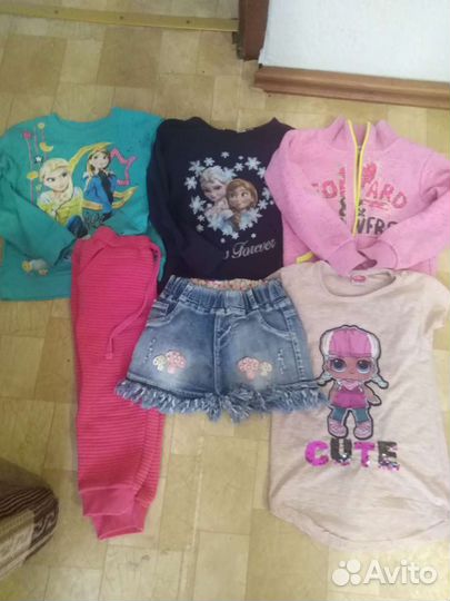 Вещи пакетом на девочку 4 года