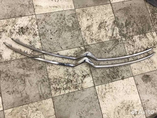 Хром, молдинги в бампер citroen picasso c4 2017