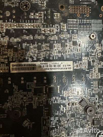 Видеокарта rx 580 gigabyte 8gb