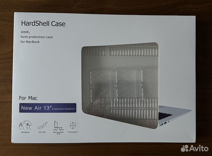 Защитный кейс чехол на macbook air 13
