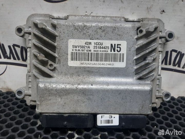 Блок управления двигателем Chevrolet Aveo T 250