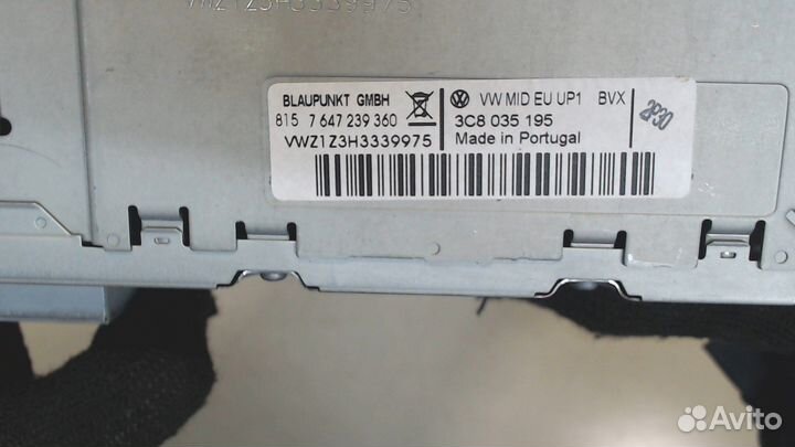 Магнитола Volkswagen Touran, 2009