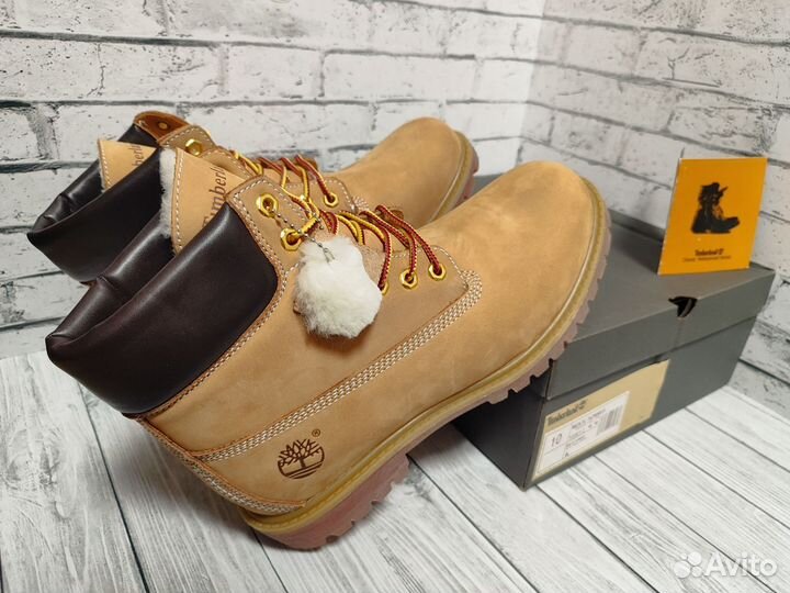 Ботинки timberland непромокаемые на меху