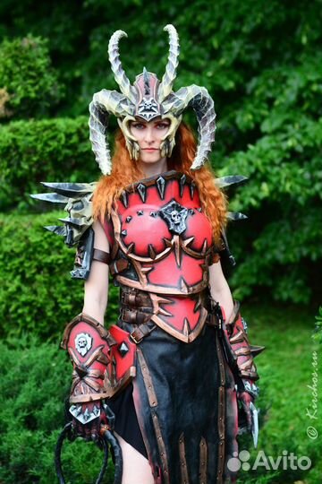 Костюм из eva foam Вархаммер (воин Кхорна)