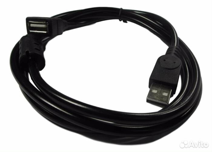 USB удлинитель 5 метров (черный)
