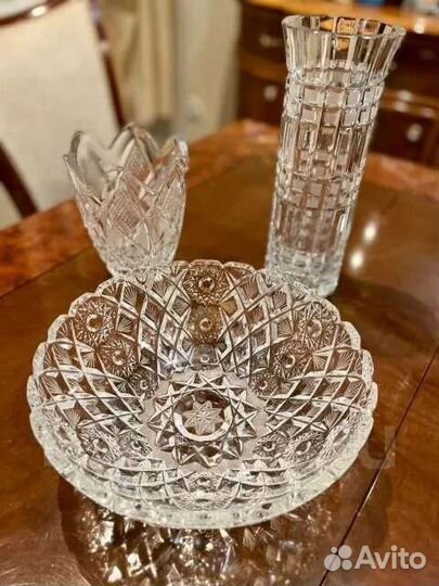 Хрустальная ваза 