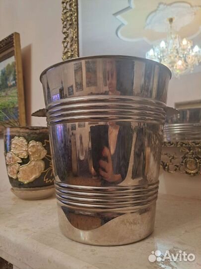 Ведро под шампанское (кальчугинский мельхиор СССР)