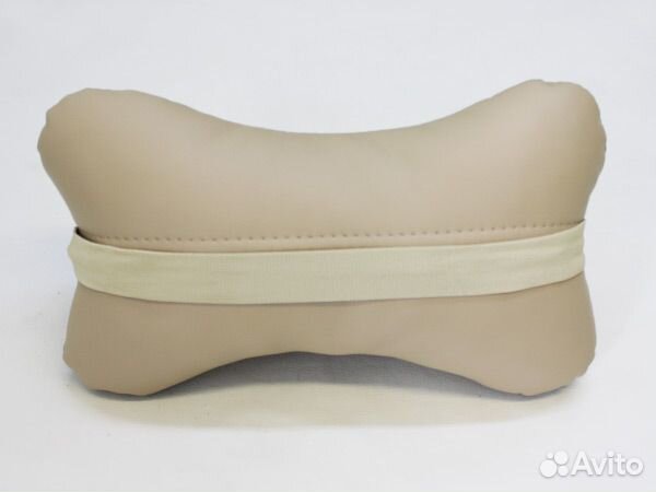 Подушка на подголовник ромб, бока гладкие экоко