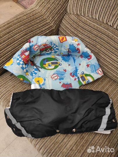 Муфта для рук на коляску и сиденье в санки