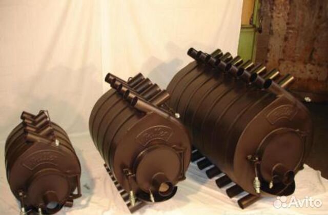 Отопительная печь Буран. Дымоход