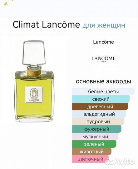 Женские духи Ланком Климат