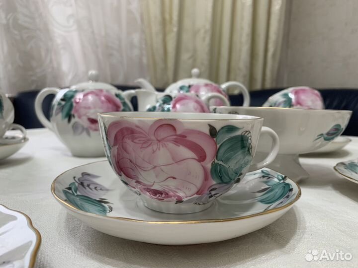 Редкий чайный сервиз СССР лфз