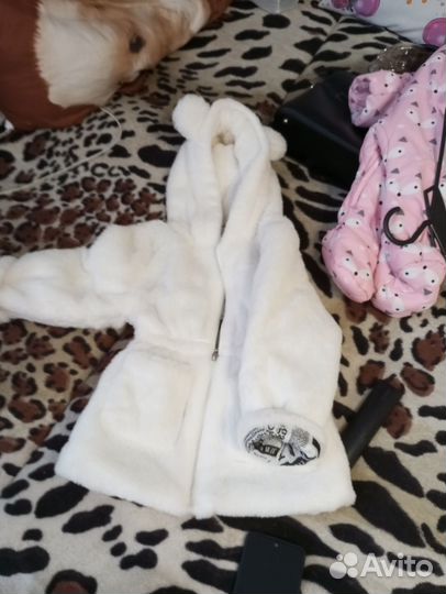 Комбинезон и шубка новая