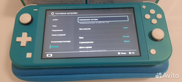 Nintendo switch lite прошитая чип