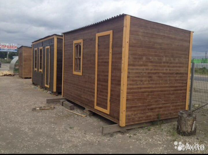 Бытовка деревянная Дачная, Баня.Хозблок