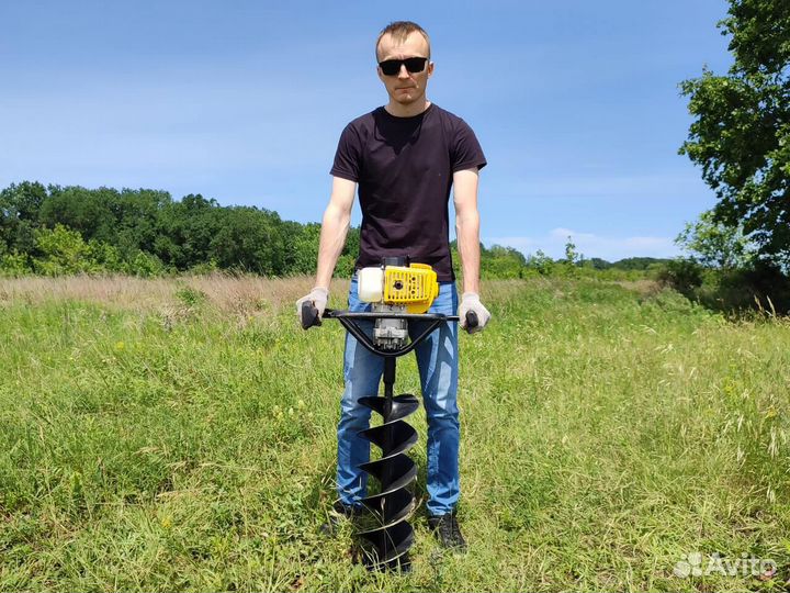 Аренда мотобура. Шнеки 150-300 мм