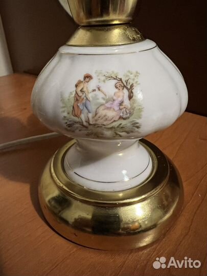 Светильник настольный винтаж Польша