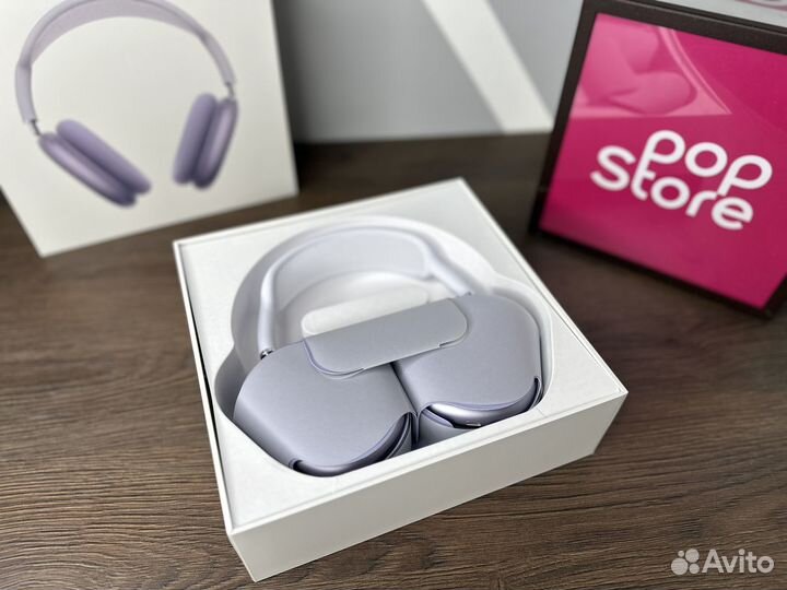 Airpods max 2 Алюминий на чипе Airoha Purple