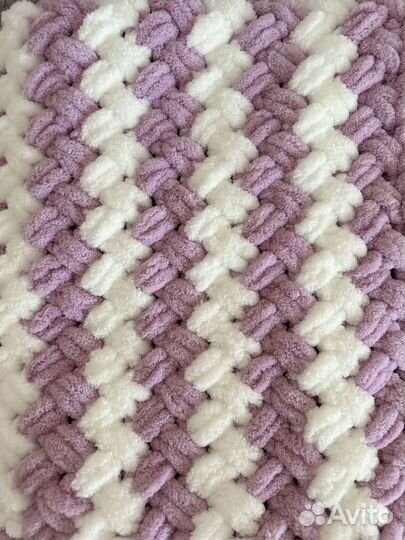 Вязаный плед