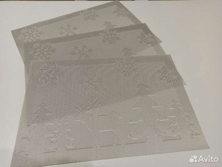 Салфетки на стол, плотные, пвх