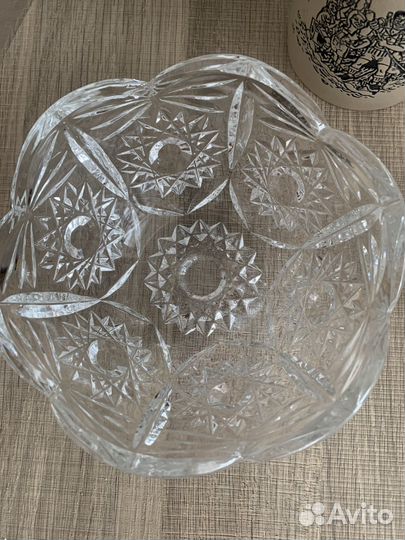 Ваза хрустальная