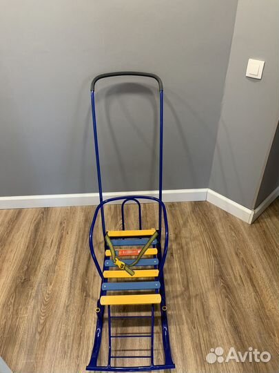 Детские санки с колесами