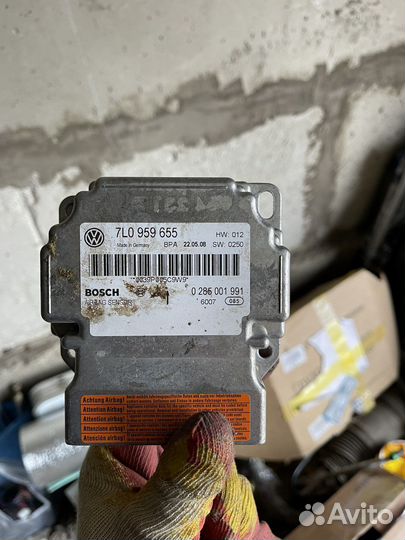 Блок управления airbag porsche