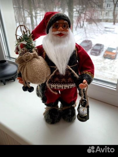 Дед Мороз с фонарем