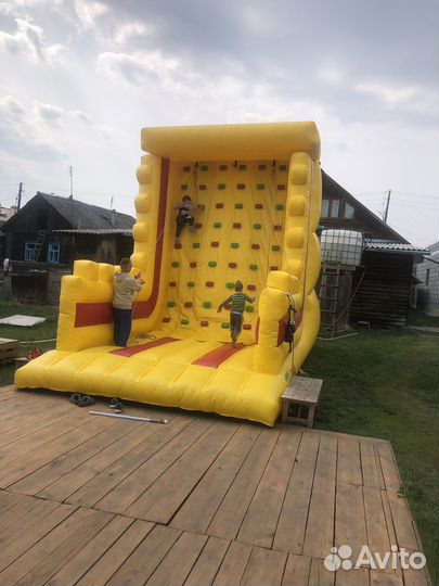 Батут бу скалодром