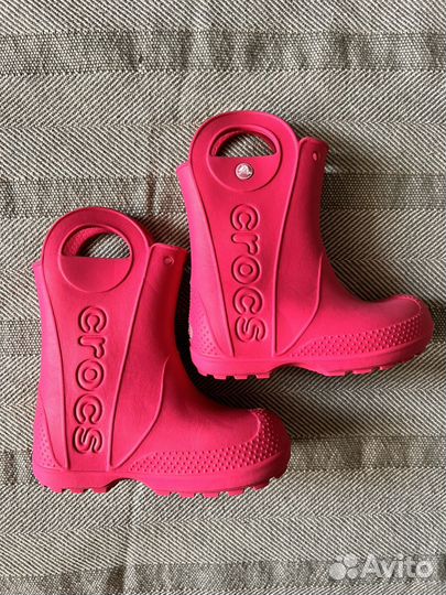 Резиновые сапоги crocs c9