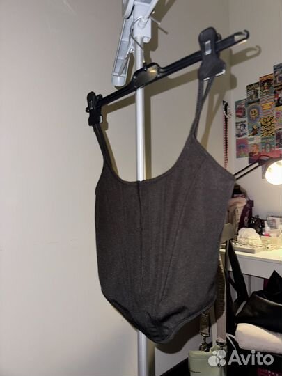 Топ черный и бежевый xs/s
