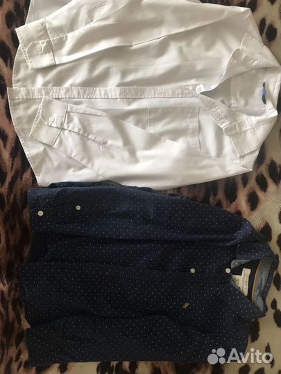 Рубашка школьная 7-8лет