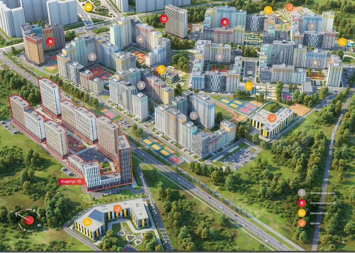 1-к. квартира, 32,3 м², 6/16 эт.