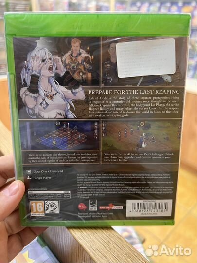 Ash of Gods: Redemption диск для Xbox новый