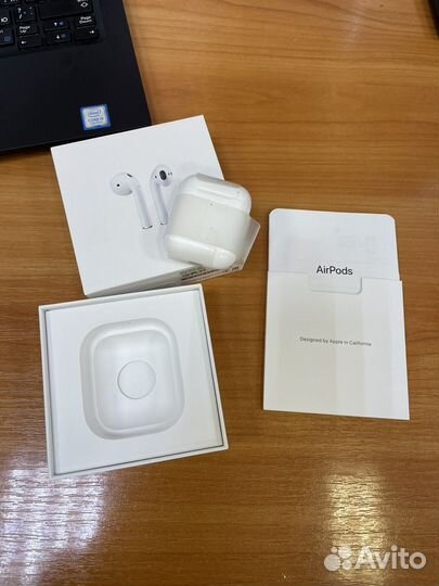 Оригинальные Airpods 2 с беспроводной зарядкой