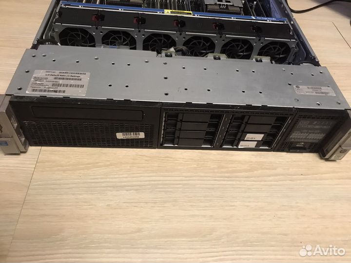 Сервер HP DL380P Gen8 8SFF 2x E5-2696 v2 128GB