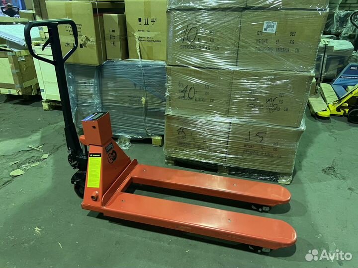 Рохля с весами 2500 кг 1150 мм TOR CBY-CW2