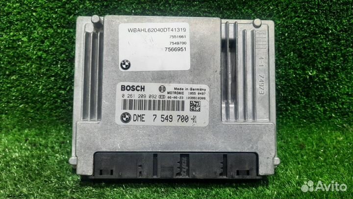 Блок управления двигателем Bmw 740I E65 N62B40A