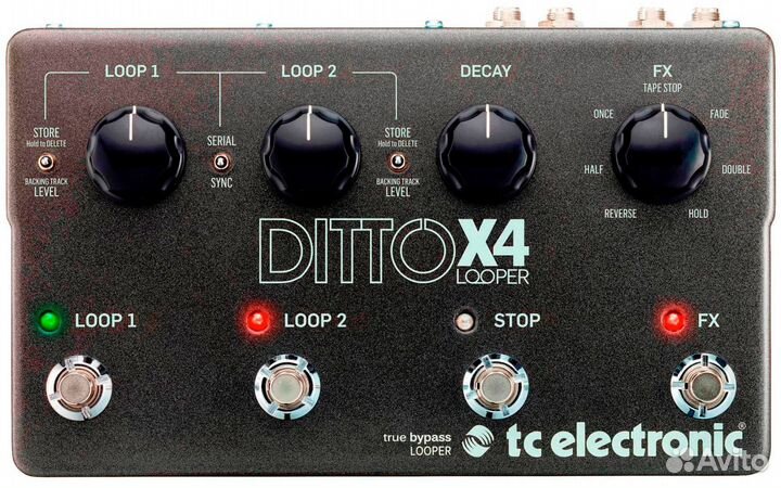 Гитарный лупер TC Electronix Ditto x4 Looper