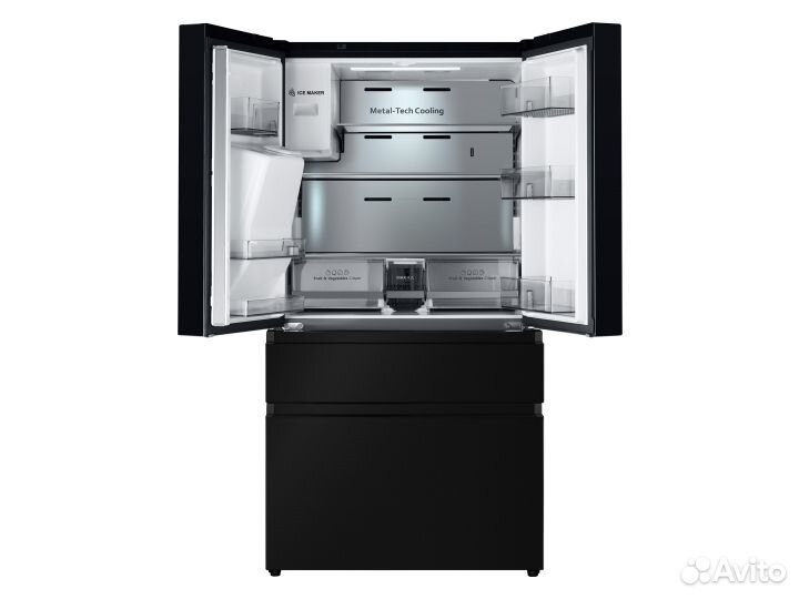 Отдельностоящий холодильник с Wi-Fi и генератором