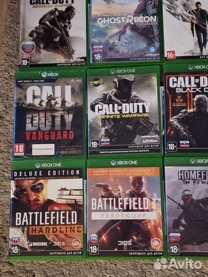 Xbox one игры на дисках