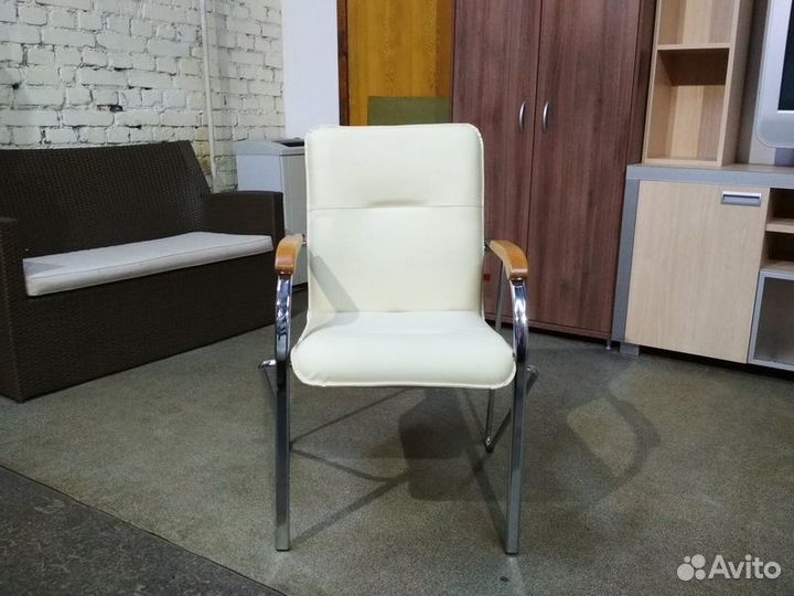 Кресло конференц Самба Хром. Новое
