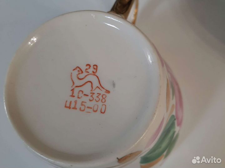 Бокал с блюдцем хайта гигант