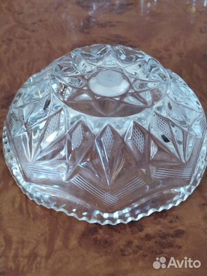 Салатники хрустальные